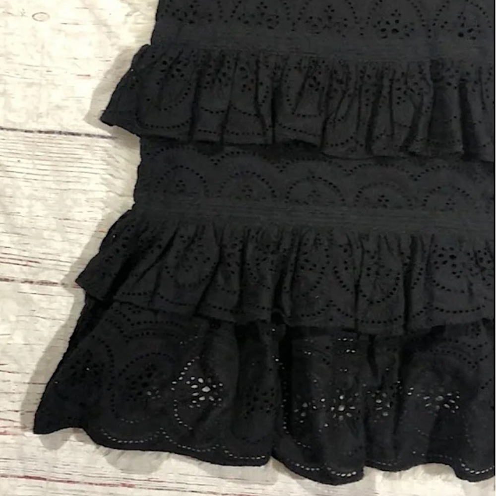 Lovers + Friends Hailey Crochet Eyelet Tiered Midi Dress - Picture 3 of 3